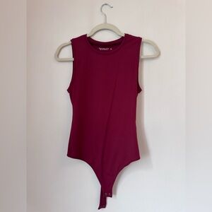 Abercrombie & Fitch Seamless Jersey Fabric Tank Bodysuit
